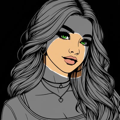 detailed realistic girl