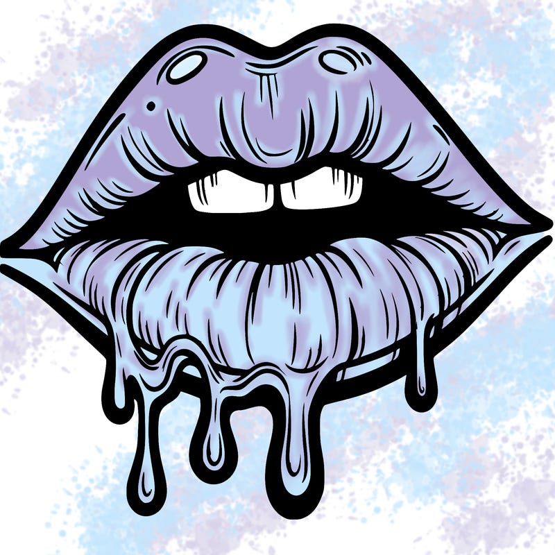 lips that look realistic and drip