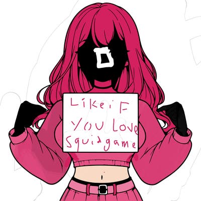 girl holding a blank sign in a long sleeve crop top