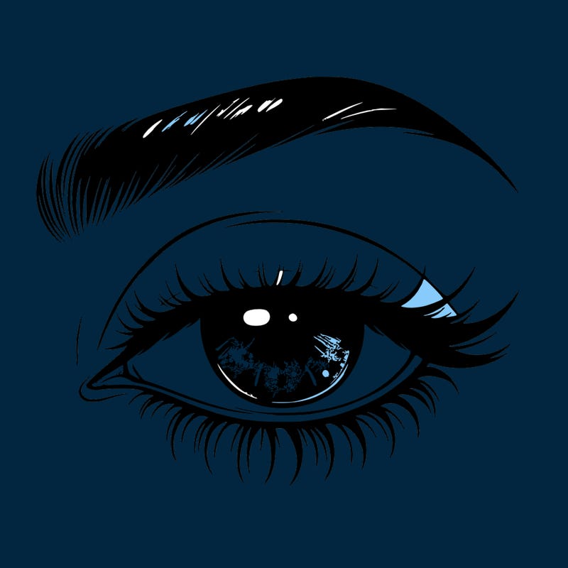 eye closed realistic