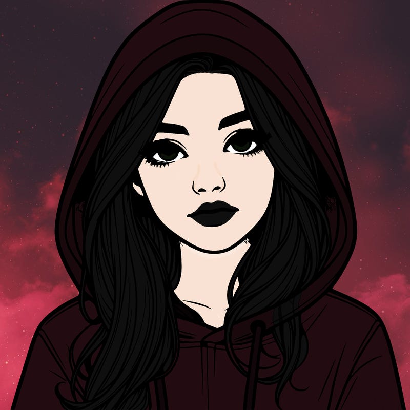 realistic girl with a hoodie