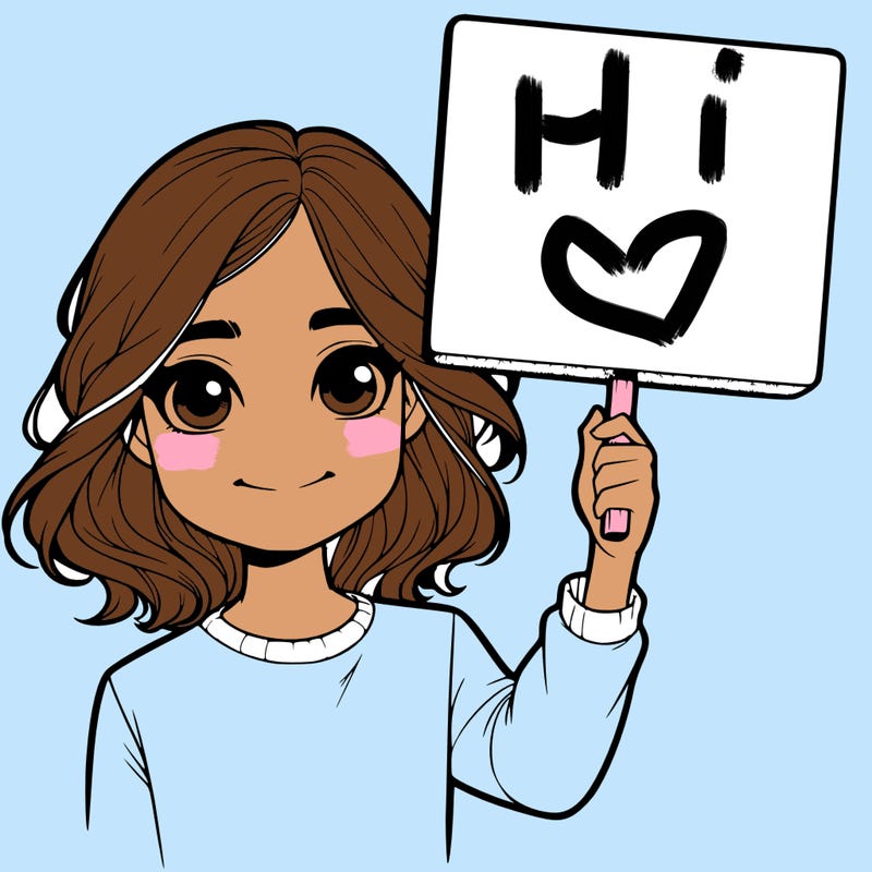 realistic girl holding up a sign