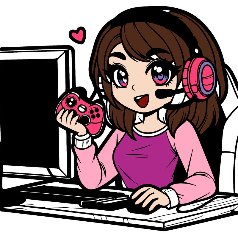 gaming girl