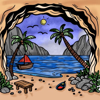 beach cave