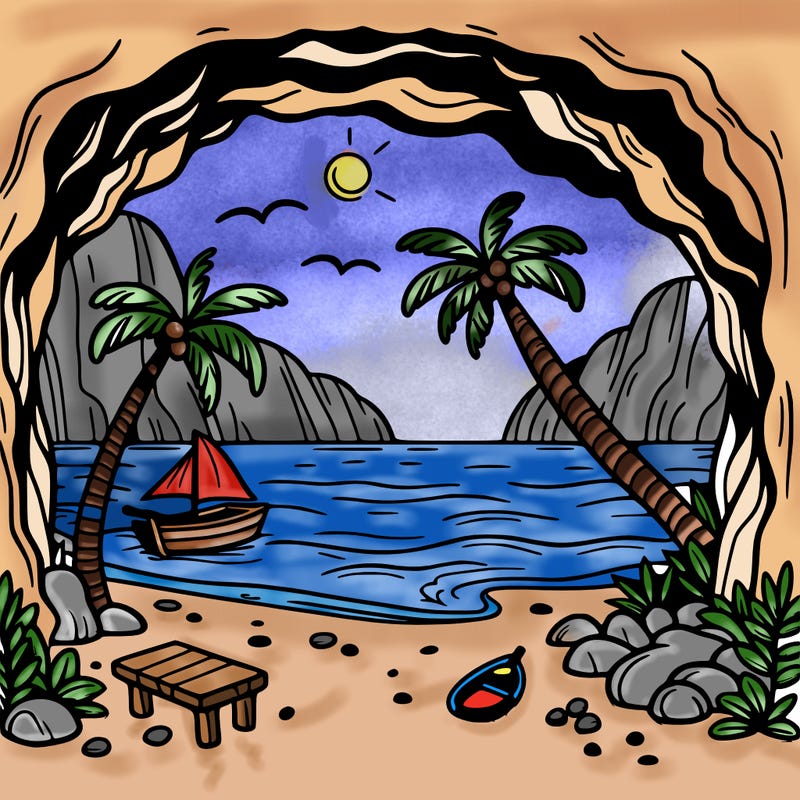 beach cave