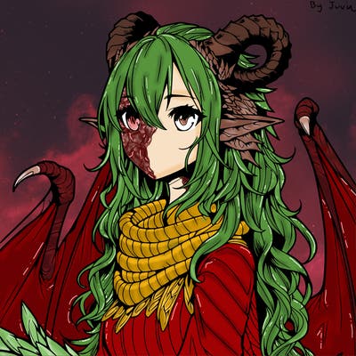 dragon girl realistic fantasy