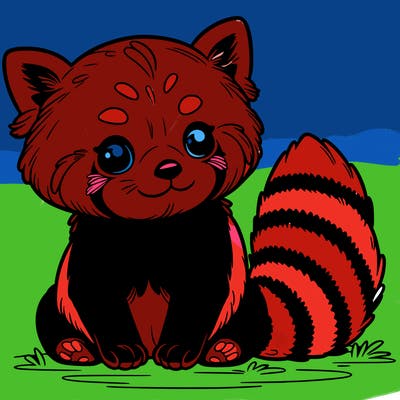 red panda