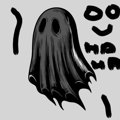 realistic creepy ghost