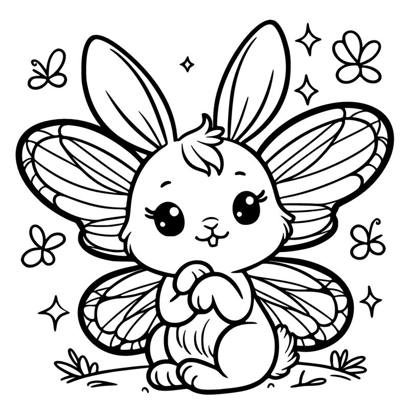 cute bunny fairy