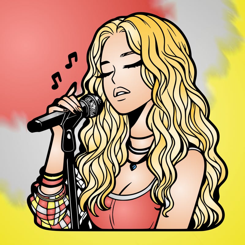 realistic female singer