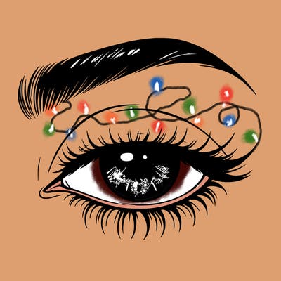 eye closed realistic