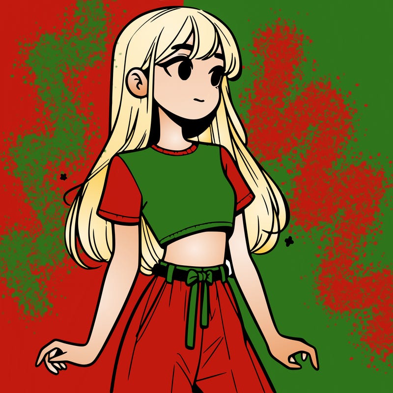 girl in a cute crop top