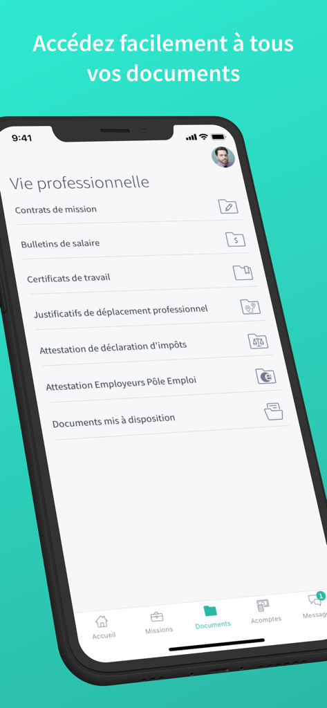 Armado - Armado app screen for managing professional documents like contracts and pay stubs
