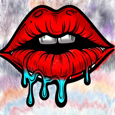 lips that look realistic and drip