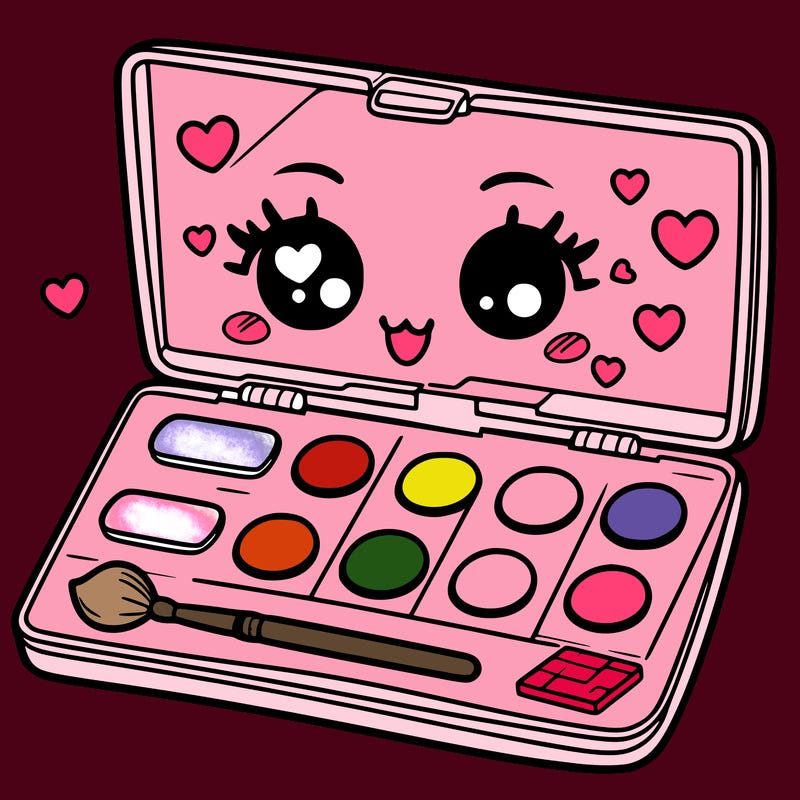 makeup pallet