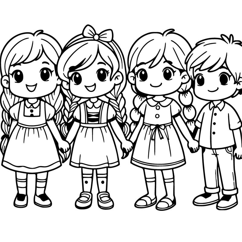 4sisters and 1brother