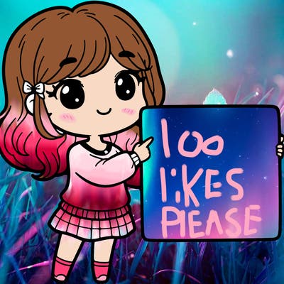 cute girl holding white sign