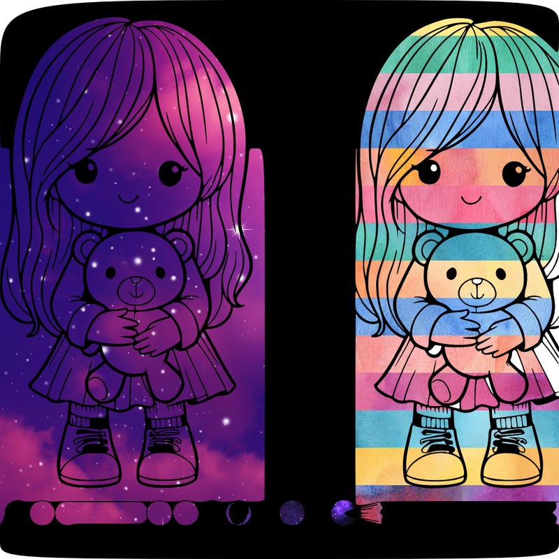 girl holding a teddy bear