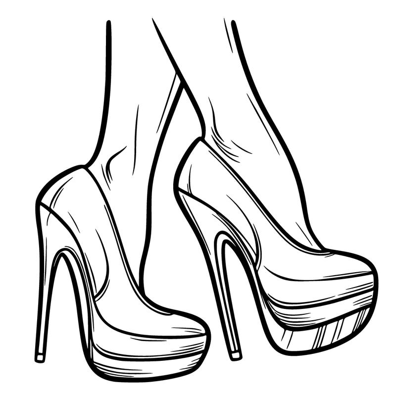high heels
