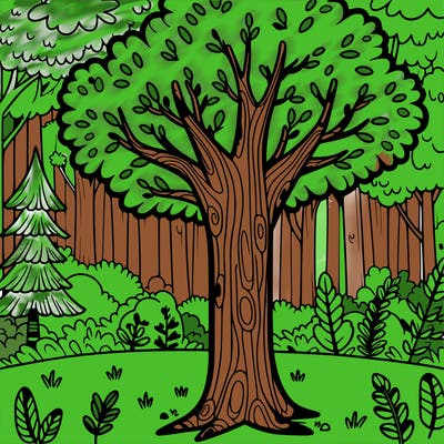 tree in forest