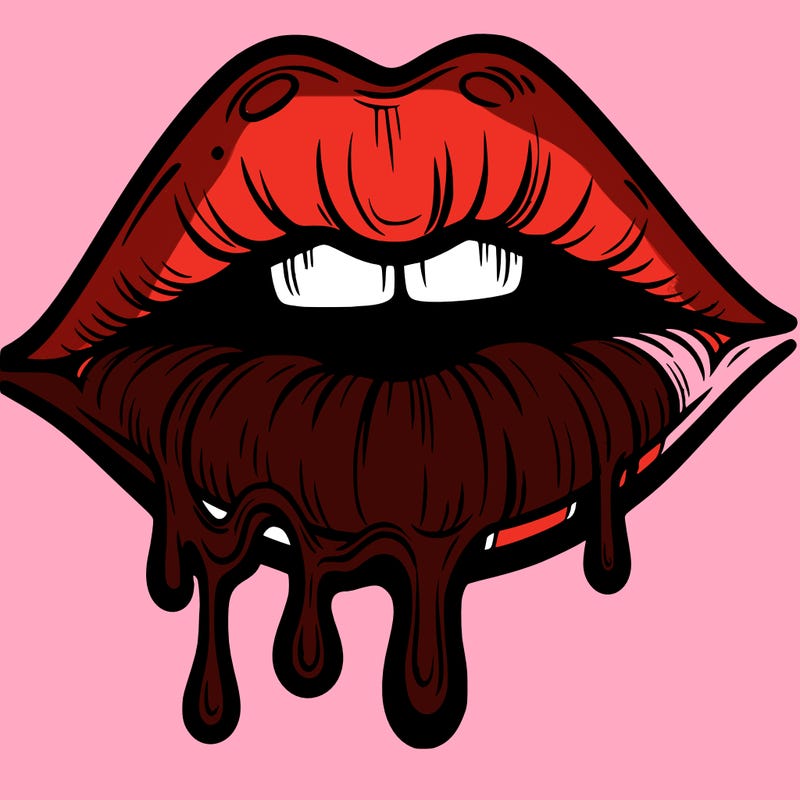 lips that look realistic and drip