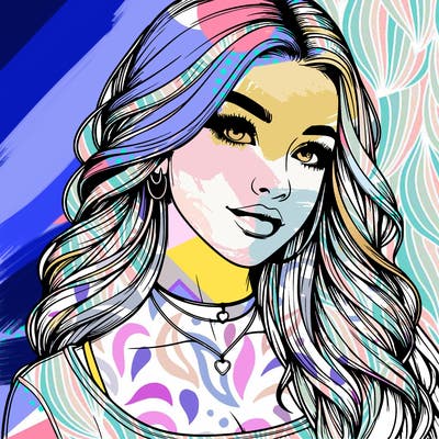 detailed realistic girl