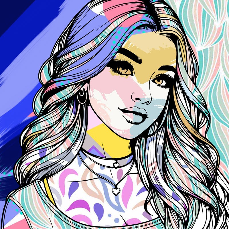 detailed realistic girl