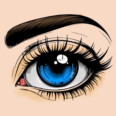 realistic eye