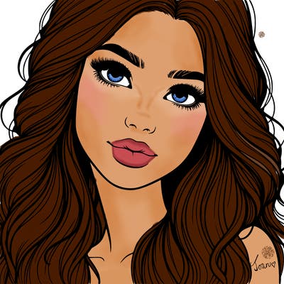 beautiful realistic girl