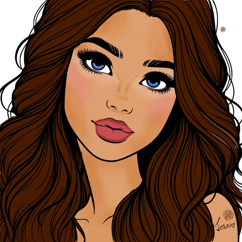 beautiful realistic girl