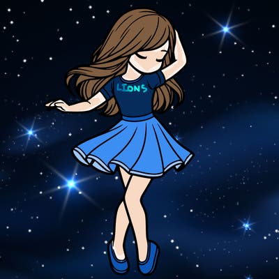 girl dancing  realistic