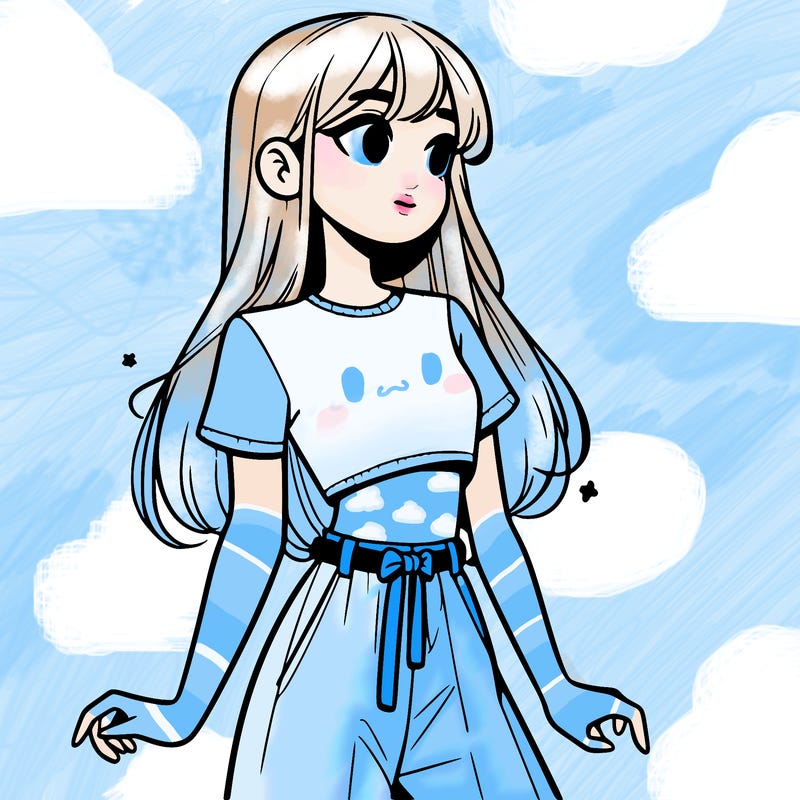 girl in a cute crop top