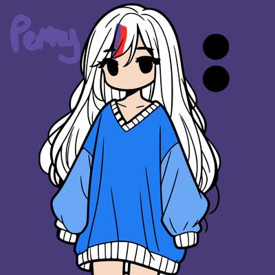 girl wearing a oversized shirt and long hair