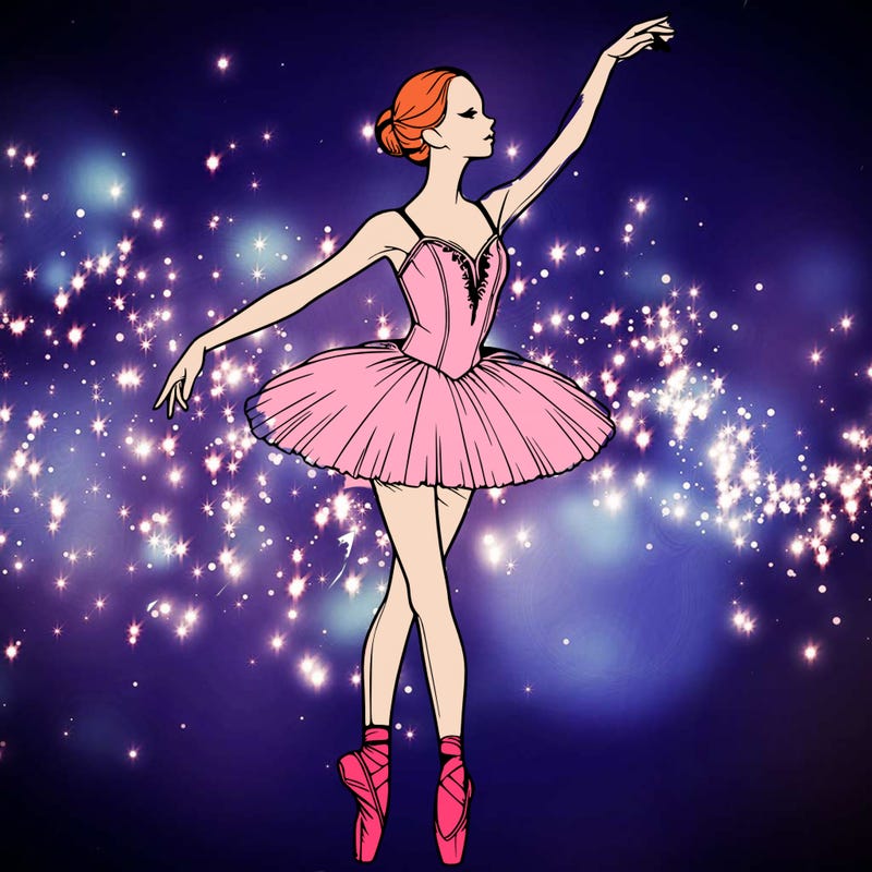 realistic ballerina