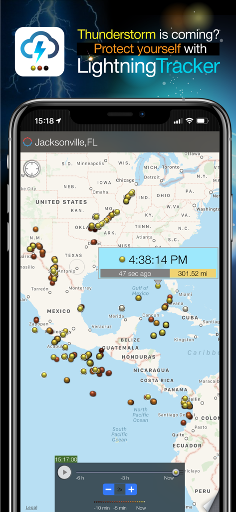 Lightning Tracker - Weather App | MWM