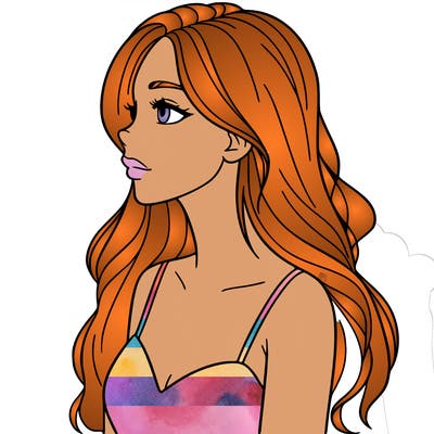 a woman