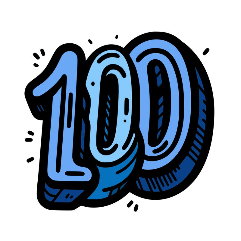 100