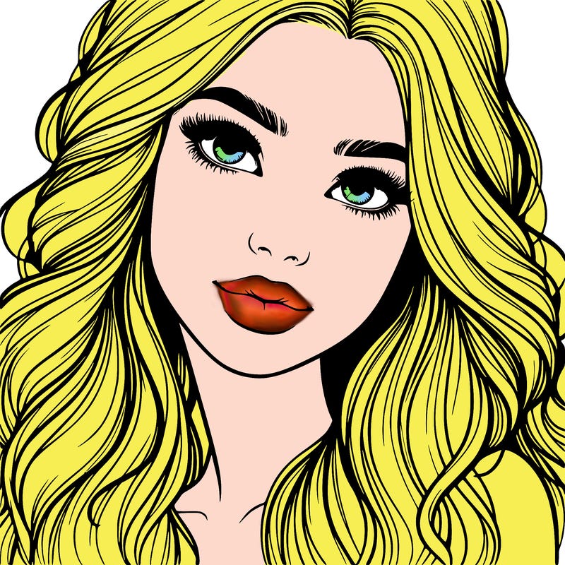 beautiful realistic girl