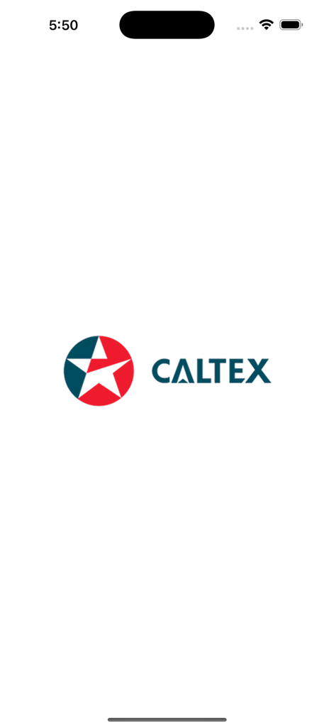 NetLube Caltex New Zealand - Caltex logo on the loading screen of the NetLube mobile app