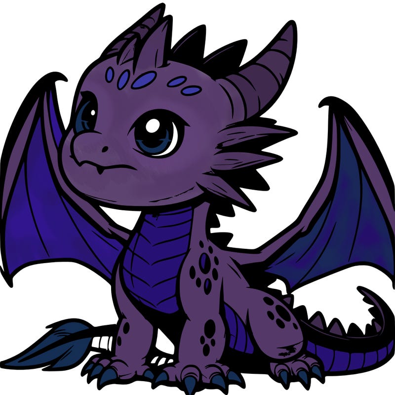 fierce baby night dragon