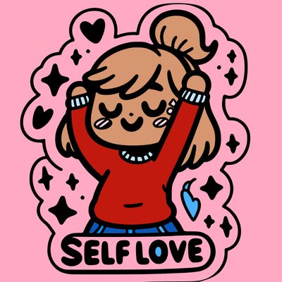 self-love sticker