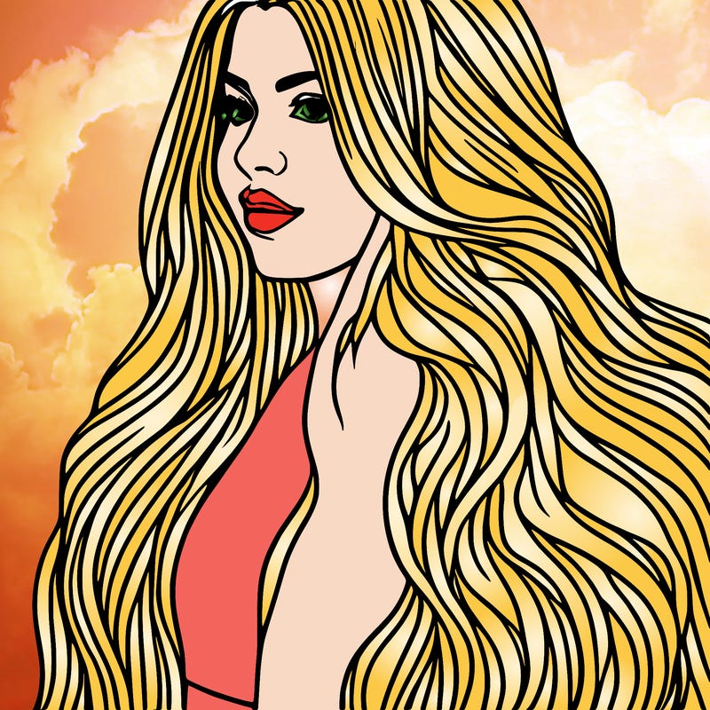 girl with long hair and lots of tattoos