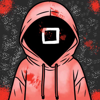 faceless girl in hoodie