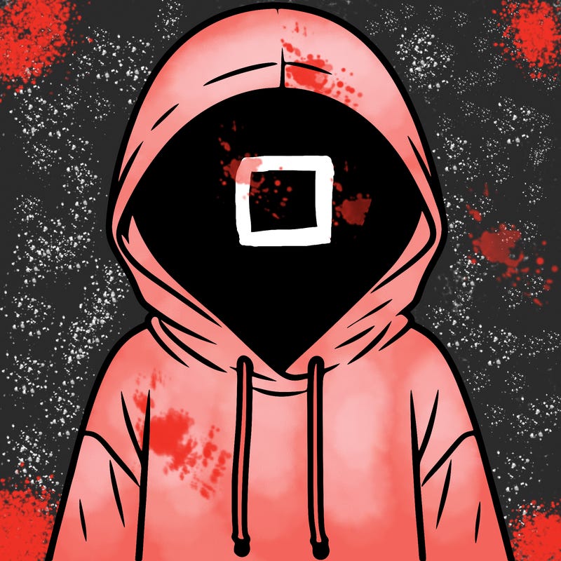faceless girl in hoodie