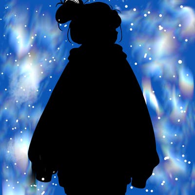 realistic girl with a oversized sweatshirt on and a bun