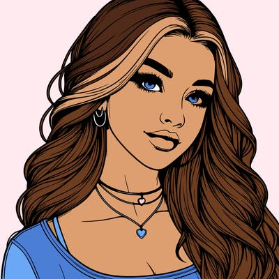 detailed realistic girl