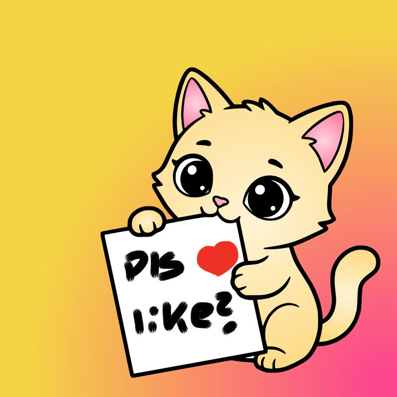 a small cat with a blank sheet of paper in its hand. the cat is sooooooo cute!