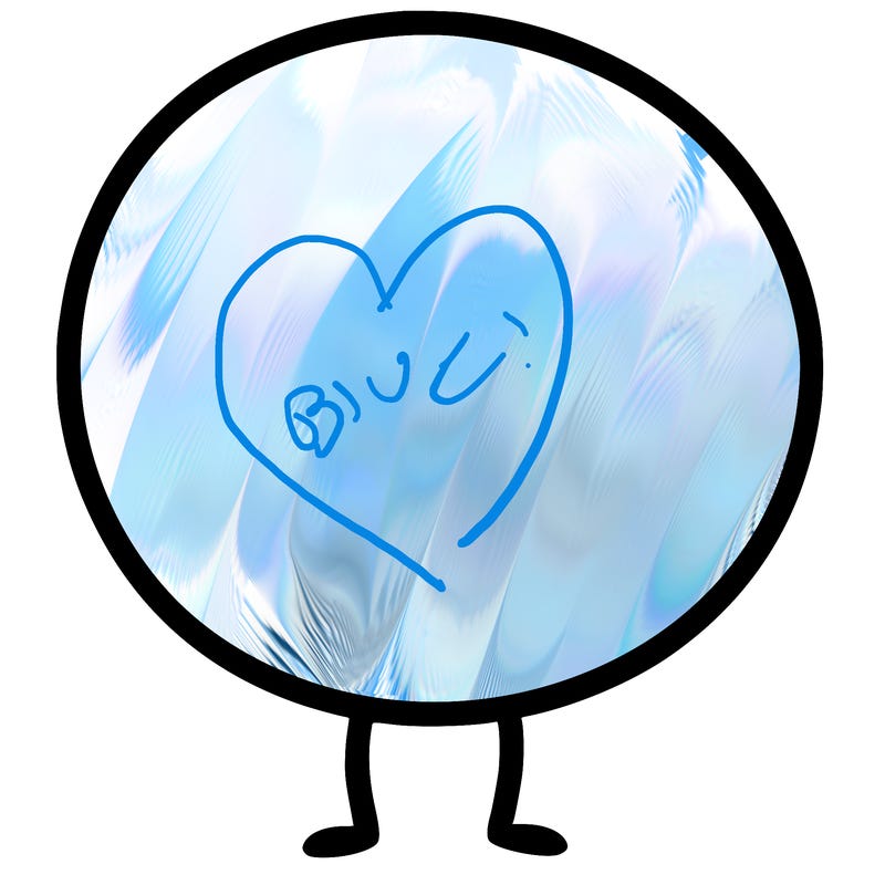 a plain circle with nothing else