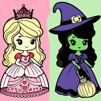 princess as a witch