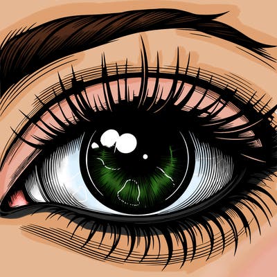 realistic eye